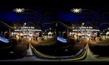 Snow and Christmas Market in Kiel 2023 (VR 180 3D) Snow and Christmas Market in Kiel 2023 (VR 180 3D)