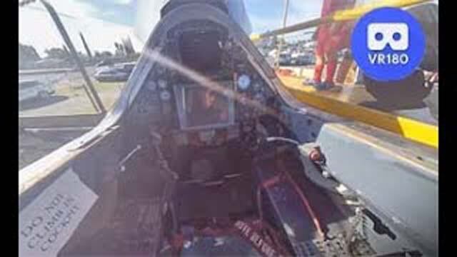 SR71 Blackbird VR180 cockpit view revisited Castle Air Museum