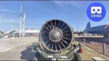 Pratt & Whitney J58, Engine of the SR71.  VR180 Walk Around Castle Air Museum Pratt & Whitney J58, Engine of the SR71.  VR180 Walk Around Castle Air Museum