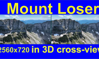 Mount Loser, Austria in 3D side-by-side cross-view "by angel's eyes - iXYt" as VR Mount Loser, Austria in 3D side-by-side cross-view "by angel's eyes - iXYt" as VR