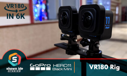 Dual GoPro 11 Mini Rig VR Video Dual GoPro 11 Mini Rig VR