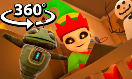 Baby in yellow christmas 360 VR 2023 jump scares Baby in yellow christmas 360 VR 2023 jump scares