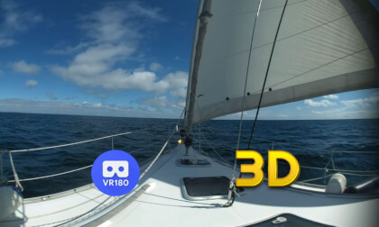 Sailing Standing in Front of the Boat Sailing Standing in Front of the Boat