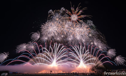 (VR180・3D) 2023.11.23 長野えびす講煙火大会 ミュージックスターマイン 青木煙火 VR Video (VR180・3D) 2023.11.23 長野えびす講煙火大会 ミュージックスターマイン 青木煙火 VR