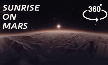 Sunrise on Mars (360 VR Simulation)