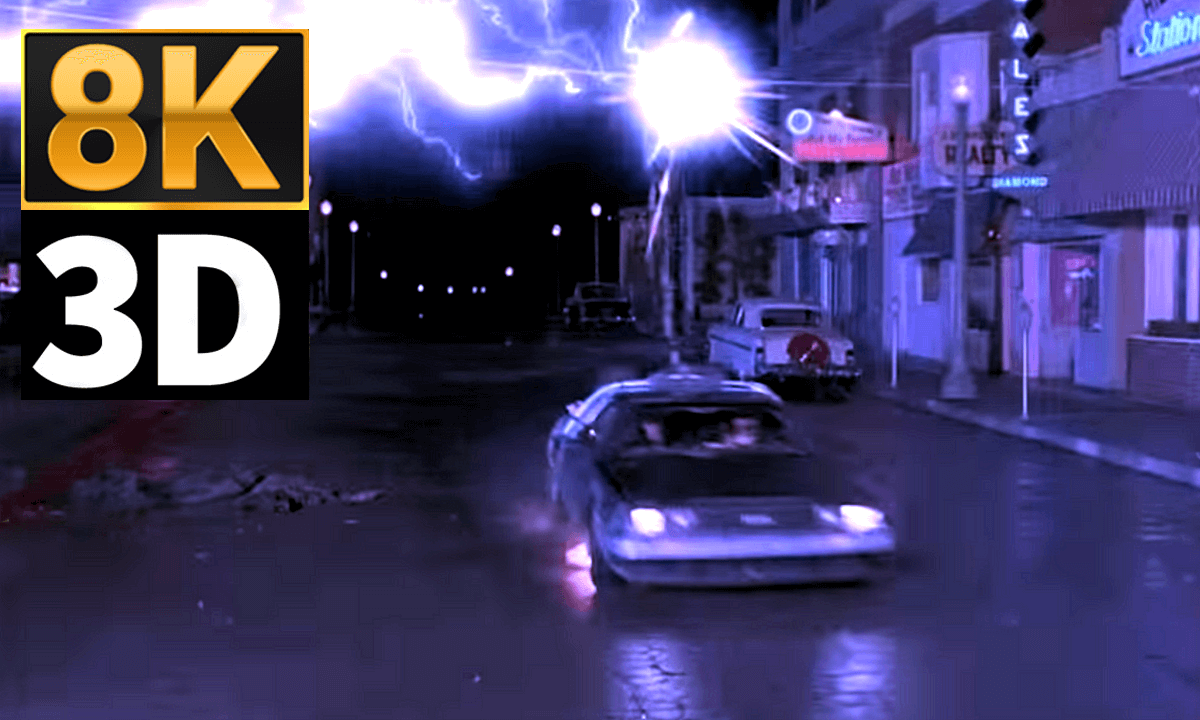 Back To The Future 3D - Race Against Time (8K)