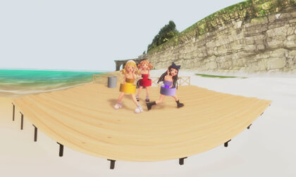 [MMD] Three fairies dancing dream fighter again