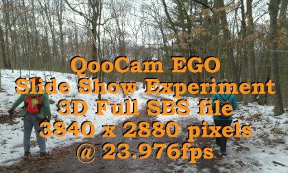 QooCam EGO 3D Experiment No.2   3840 x 2880 VR Video QooCam EGO 3D Experiment No.2   3840 x 2880 VR