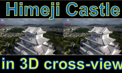 Himeji Castle in cross-view "by angel's eyes - iXYt"  for VR Himeji Castle in cross-view "by angel's eyes - iXYt"  for VR