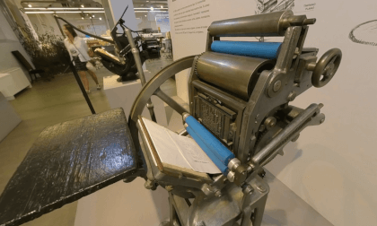 Old printing factory in Madrid VR Video Old printing factory in Madrid VR