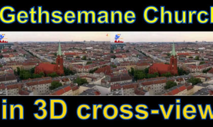 Berlin, Gethsemane Church in cross-view "by angel's eyes - iXYt" test for VR Berlin, Gethsemane Church in cross-view "by angel's eyes - iXYt" test for VR