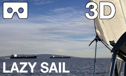 Lazy Sailing 3D - QooCam EGO VR Video Lazy Sailing 3D - QooCam EGO VR