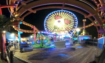 VR180 Pacific Park at Santa Monica pier VR180 Pacific Park at Santa Monica pier