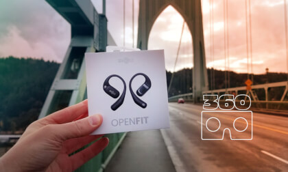 St Johns Bridge OpenFit Earphones Review VR 360 PanoX V2