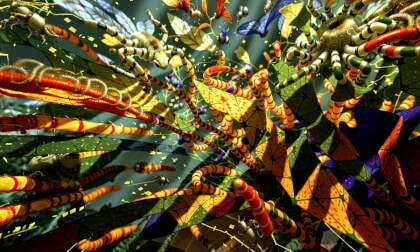 180 VR - Microcosmos - part 2/2- (AI video - Stable Diffusion - Deforum) 180 VR - Microcosmos - part 2/2- (AI video - Stable Diffusion - Deforum)