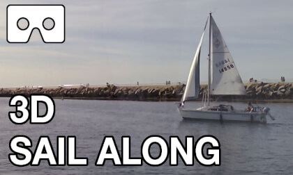 3D Sail Along VR Video 3D Sail Along VR