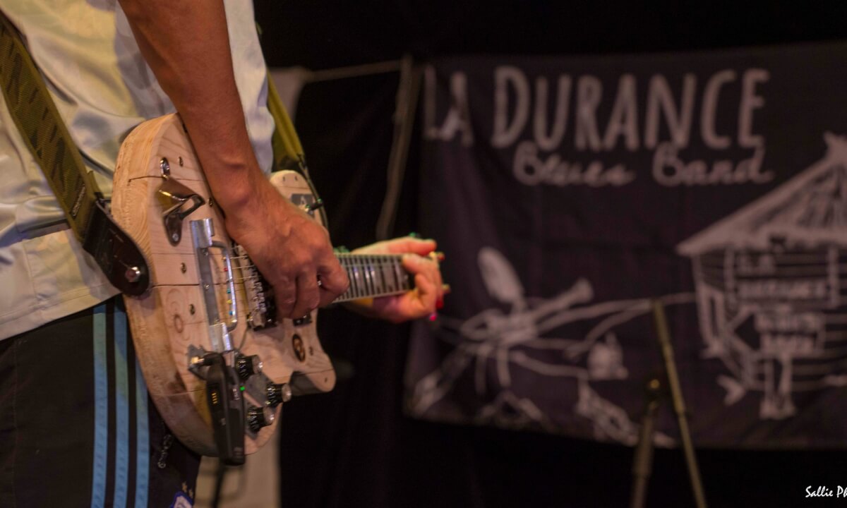 working on a new song with my DIY guitar