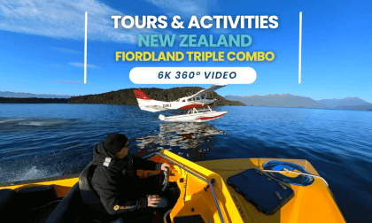Fiordland Combo Tour - Floatplan + Jetboat + Guided Walk VR Video Fiordland Combo Tour - Floatplan + Jetboat + Guided Walk VR