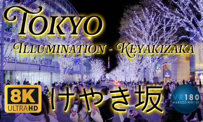 Roppongi Keyakizaka, Christmas Illumination night walking, Tokyo, JAPAN 六本木 けやき坂  -Travel JAPAN-