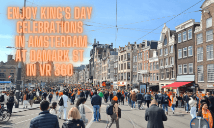 Enjoy King's day celebrations in Amsterdam at Damark St in VR 360 Part 2 VR Video Enjoy King's day celebrations in Amsterdam at Damark St in VR 360 Part 2 VR