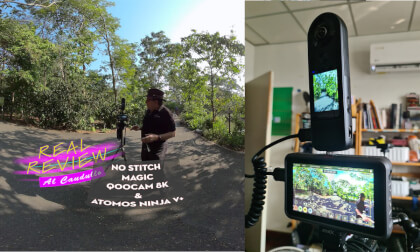 No Stitch 360 Magic with Atomos Ninja V+ and Qoocam 8K No Stitch 360 Magic with Atomos Ninja V+ and Qoocam 8K