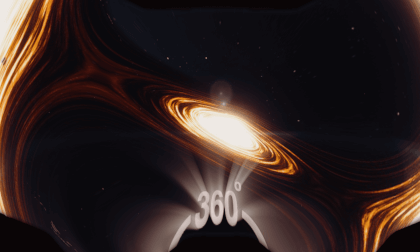 Falling Into a QUASAR (Realistic 360 Simulation)