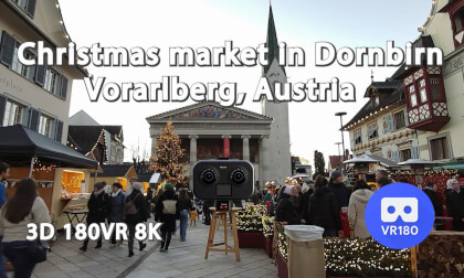 Christmas market in Dornbirn - Vorarlberg, Austria (December 2023) 3D VR180 8K Christmas market in Dornbirn - Vorarlberg, Austria (December 2023) 3D VR180 8K