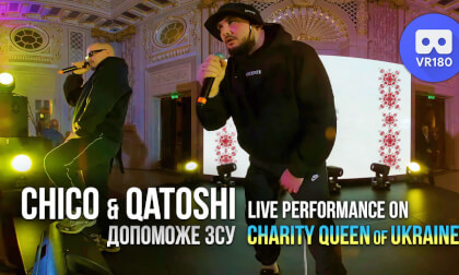 Chico & Qatoshi - Dopomozhe ZSU (live at Charity Queen of Ukraine). 8K Chico & Qatoshi - Dopomozhe ZSU (live at Charity Queen of Ukraine). 8K