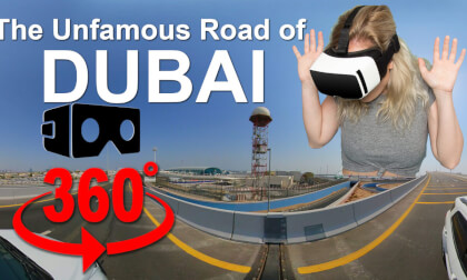 The unfamous road of Dubai | 360 Video