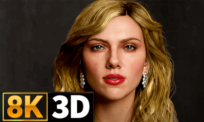 Scarlett Johansson 3D Model VR Video Scarlett Johansson 3D Model VR