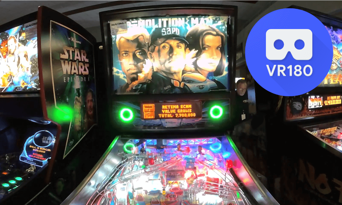 Demolition Man Pinball Zapcon 2022 VR180 3D 5.7k