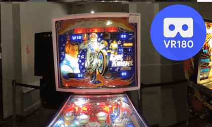 Evel Knievel Pinball Zapcon 2022 VR180 3D 5.7k VR Video Evel Knievel Pinball Zapcon 2022 VR180 3D 5.7k VR