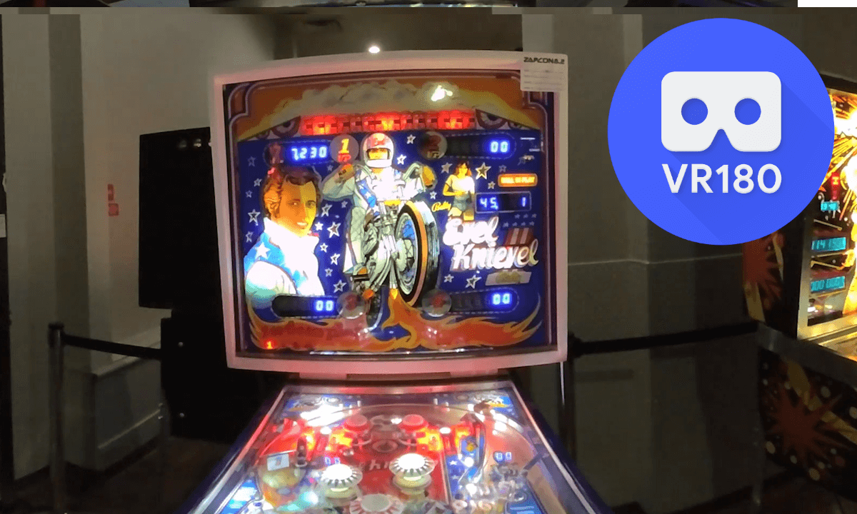 Evel Knievel Pinball Zapcon 2022 VR180 3D 5.7k