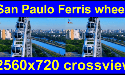 Sao Paulo ferris wheel, Brazil  in iXYt 3D test for VR VR Video Sao Paulo ferris wheel, Brazil  in iXYt 3D test for VR VR