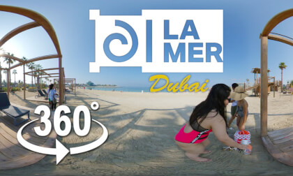 La Mer Beach Dubai | Fun Under The Sun | 360 Video La Mer Beach Dubai | Fun Under The Sun | 360 Video