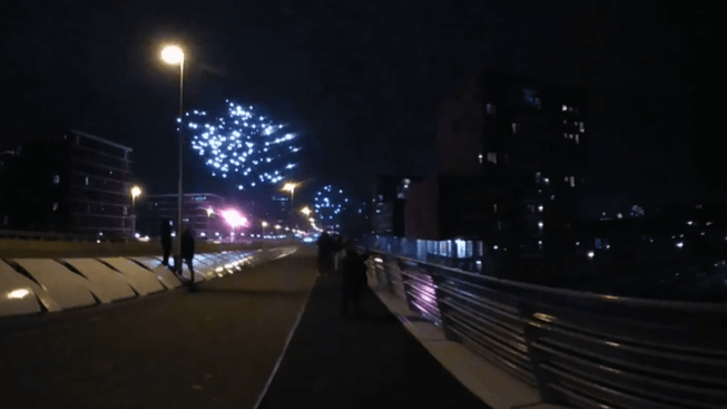 Fireworks new year's eve 2023 in the Netherlands