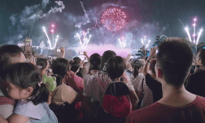 large fireworks show 大型烟花秀