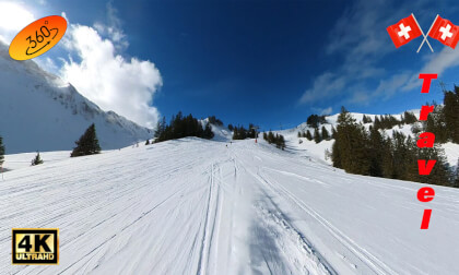 Skiing Sörenberg ski resort - 360° VR video without VR goggles 4k - Hinter Schwarzenegg downhill run Skiing Sörenberg ski resort - 360° VR video without VR goggles 4k - Hinter Schwarzenegg downhill run