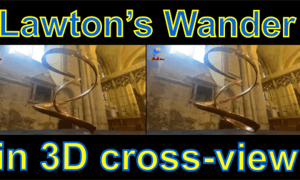 Wonder, kinetic sculpture in IXYt 3D video red-blue anaglyph as 3D marketing sample Wonder, kinetic sculpture in IXYt 3D video red-blue anaglyph as 3D marketing sample