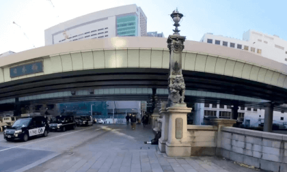 日本橋は日本の道路網の起点 VR Video 日本橋は日本の道路網の起点 VR