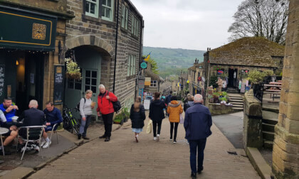 Haworth, home of the Bronte sisters, Yorkshire, England. Haworth, home of the Bronte sisters, Yorkshire, England.