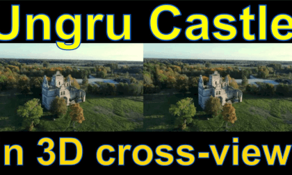 Ruins of Ungru Castle in Haapsalu, Estonia in iXYt 3D side-by-side video for VR Ruins of Ungru Castle in Haapsalu, Estonia in iXYt 3D side-by-side video for VR