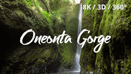 Experience Oneonta Gorge VR Video Experience Oneonta Gorge VR
