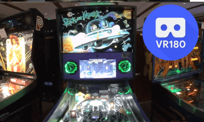 Rick and Morty Pinball Zapcon 2022 VR180 3D 5.7k VR Video Rick and Morty Pinball Zapcon 2022 VR180 3D 5.7k VR