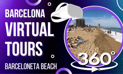 Walking - Barceloneta Beach, Barcelona VR Video Walking - Barceloneta Beach, Barcelona VR