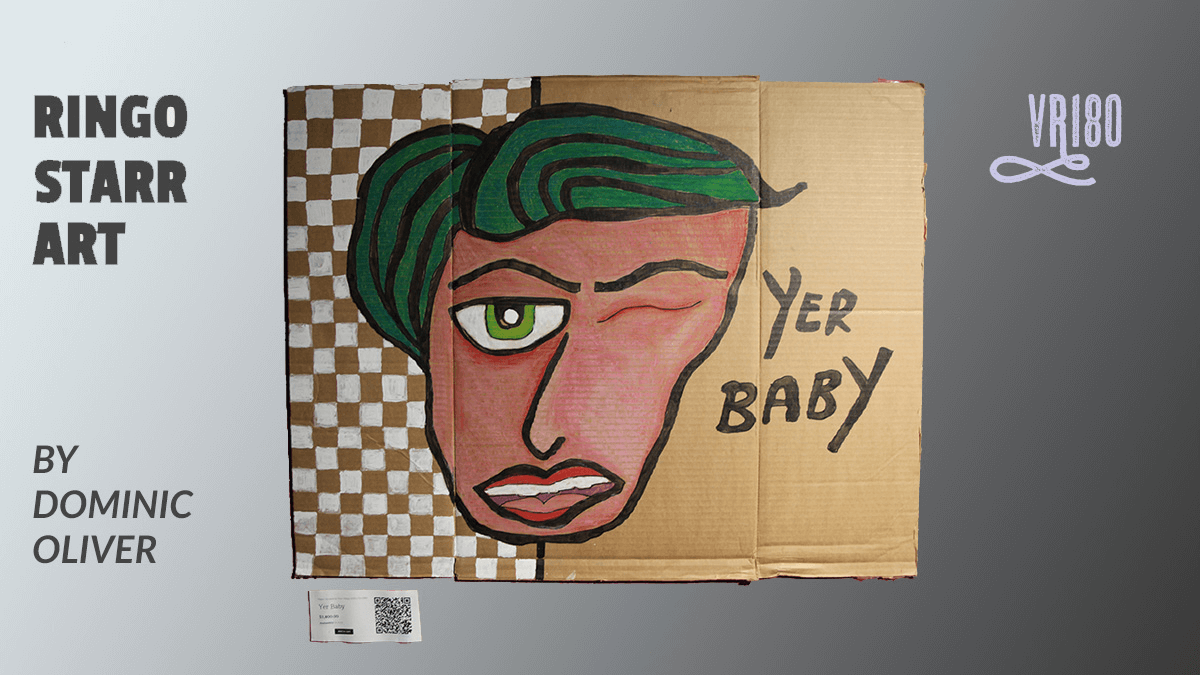 YER BABY | Ringo Recreated | Artist Dominic Oliver does Ringo Starr's Microsoft Paint | VR art | The Beatles