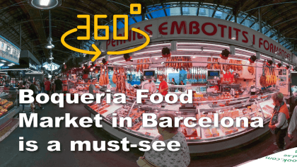 The Boqueria Food Market in Barcelona