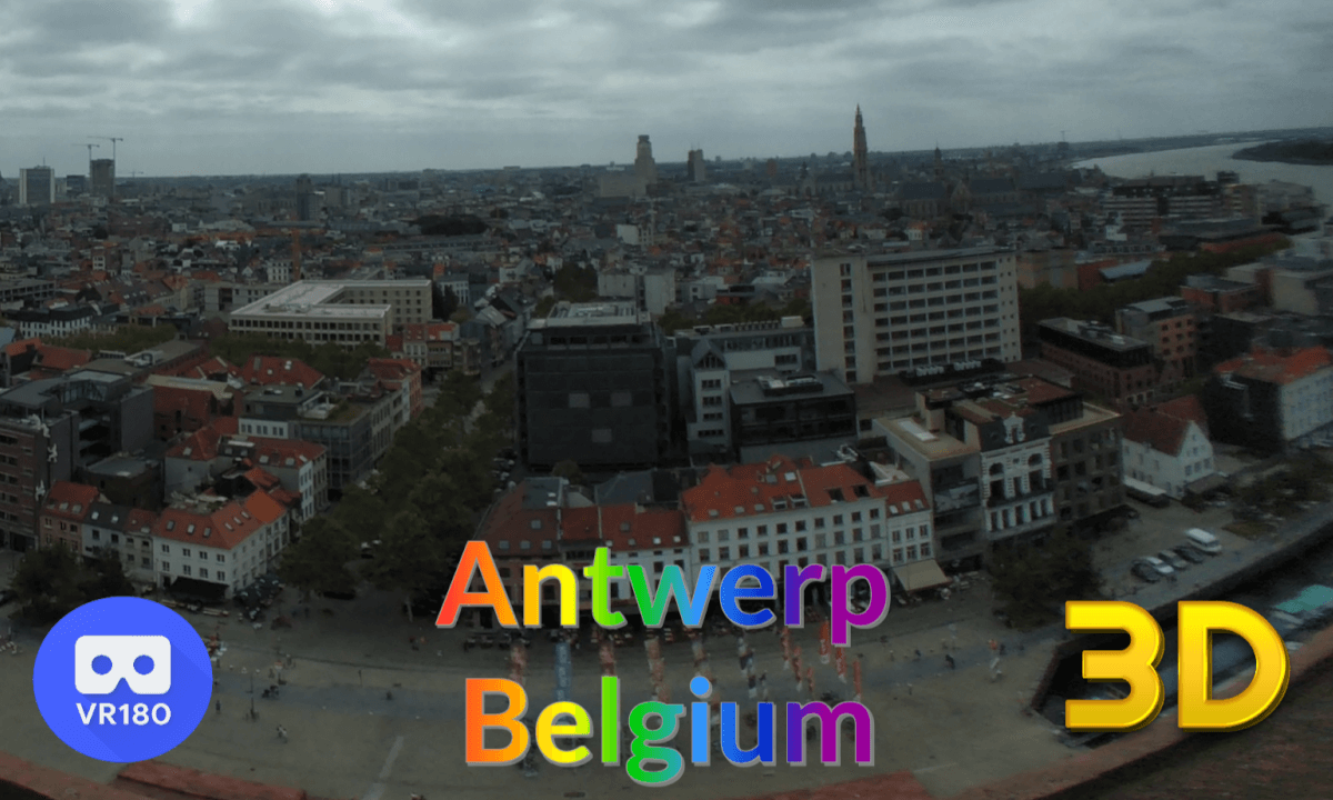 Visit Antwerp in Belgium in VR180