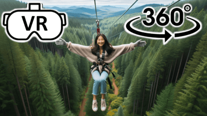 Crater Lake ZipLine, By MOW VR Video Crater Lake ZipLine, By MOW VR