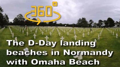 D-Day 10,000 Allied soldiers were killed  Normandy VR Video D-Day 10,000 Allied soldiers were killed  Normandy VR